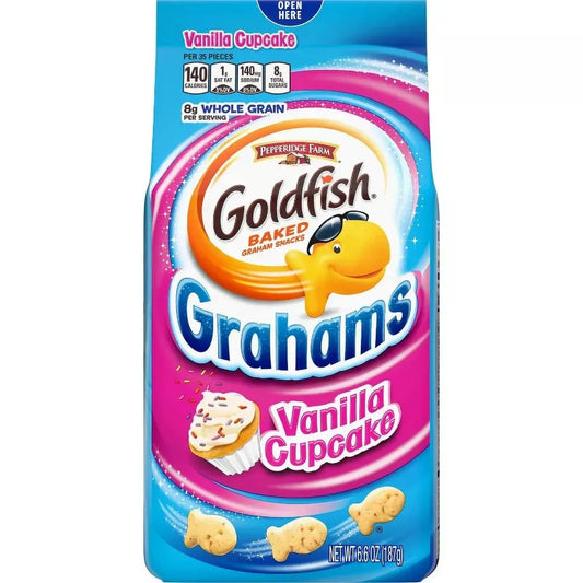 Galletas Goldfish Grahams Cupcake de Vainilla 187g OhMyCandyBox