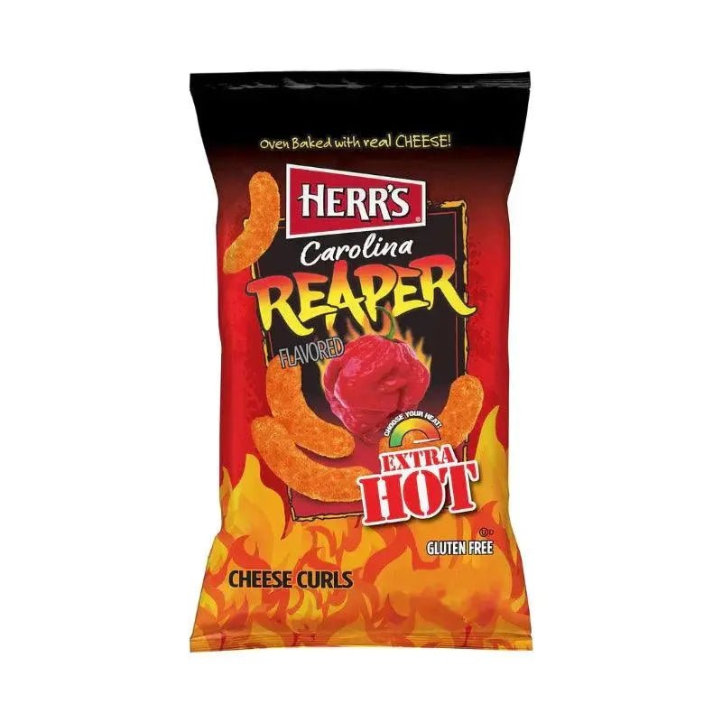 Curls de queso Carolina Reaper de Herr’s 28g OhMyCandyBox
