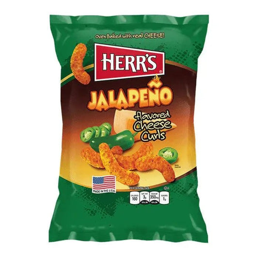 Herr's Jalapeño Cheese Crisps 28g OhMyCandyBox