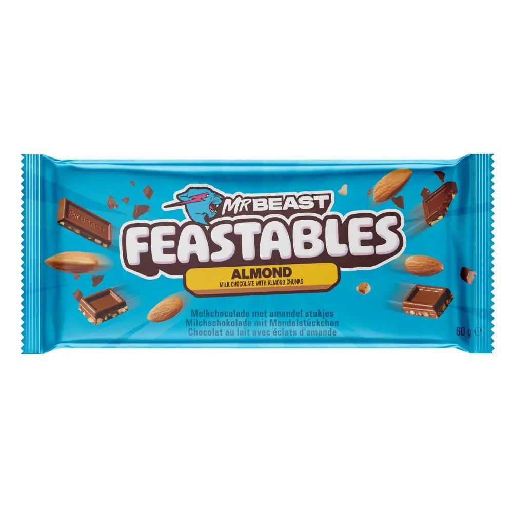 MrBeast Feastables Almendra 60g OhMyCandyBox
