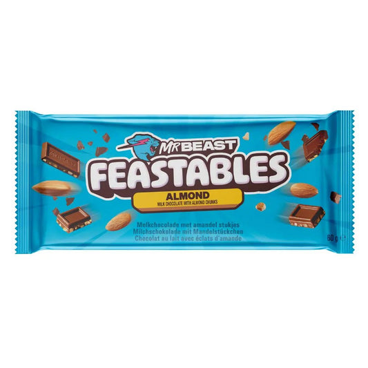 MrBeast Feastables Almendra 60g OhMyCandyBox