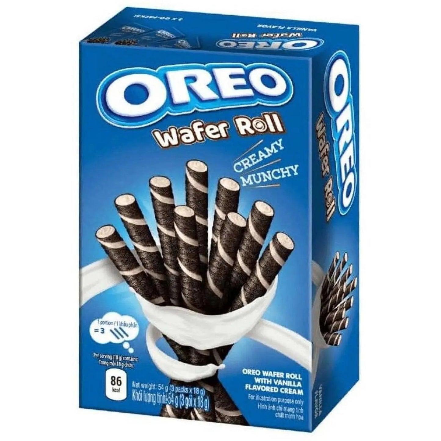 Oreo Wafer Roll Vainilla 54g OhMyCandyBox