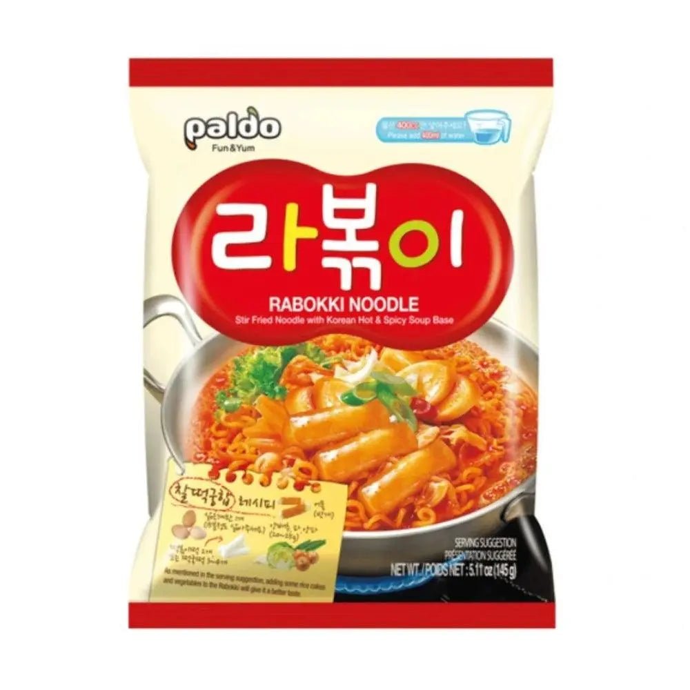 Paldo Fideos Rabokki Base de Sopa Picante Coreana 145g OhMyCandyBox
