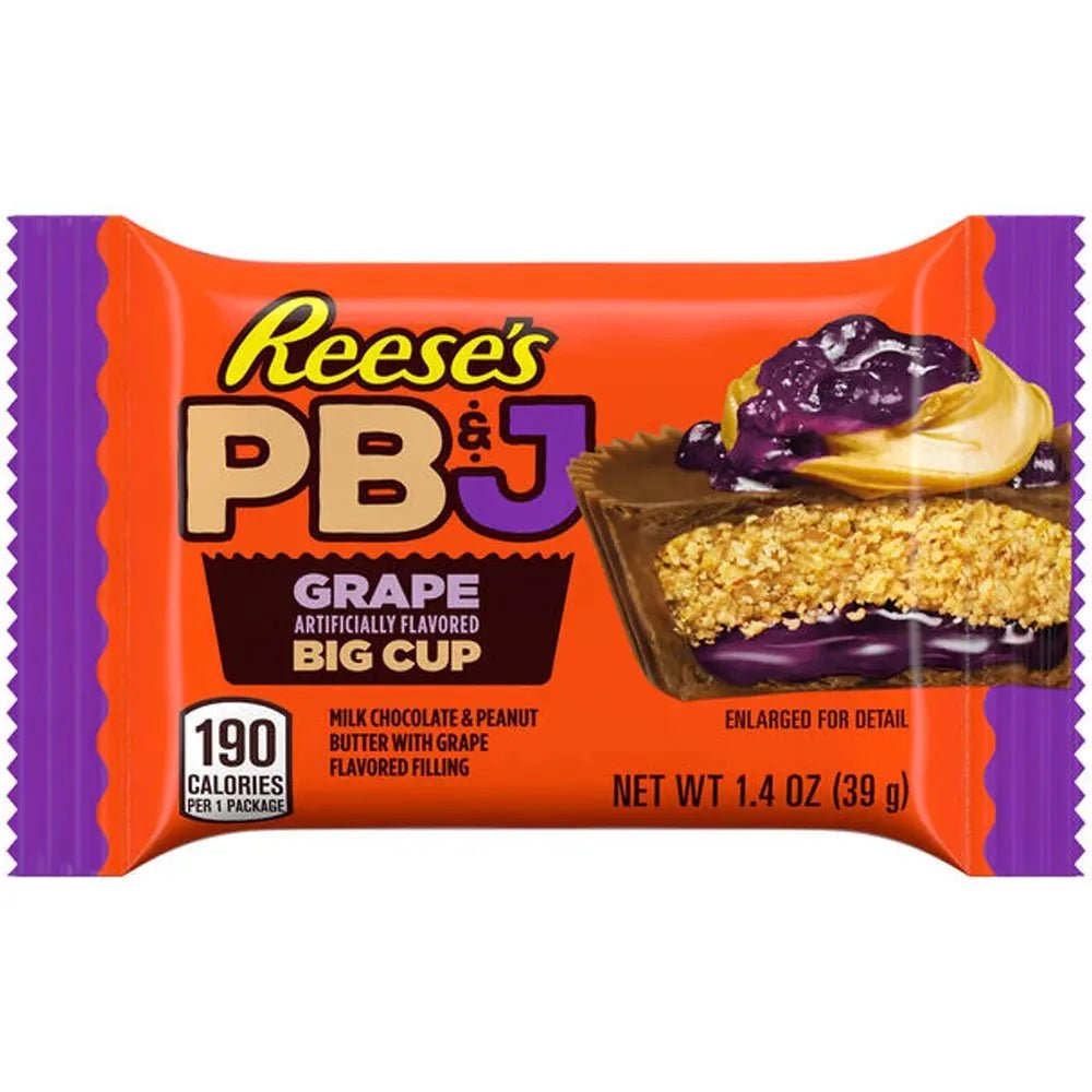 Reese's Big Cup PB&J Uva 39g OhMyCandyBox