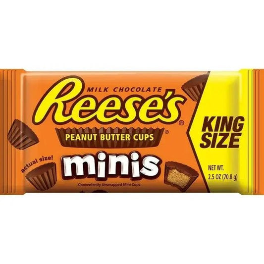 Reese's Mini Tazas de Mantequilla de Cacahuate Tamaño King 70g OhMyCandyBox