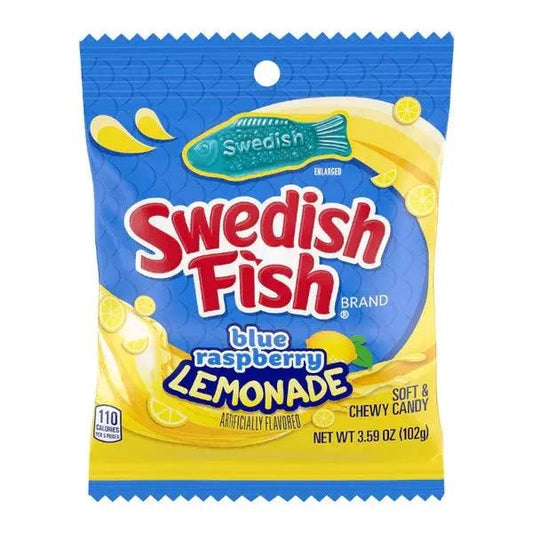 Swedish Fish Limonada de Frambuesa Azul 102g OhMyCandyBox